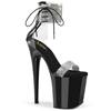 Pleaser - FLAMINGO827RS Sandale à bride à la cheville, Pole dance chaussures - Noir Product image